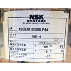 NSK Angular Contact Ball Bearing 180BAR10SDBLP4A