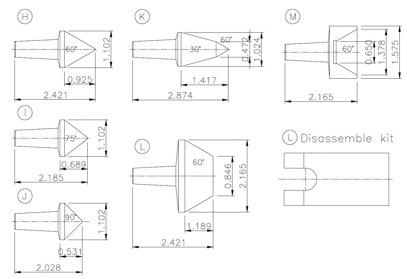 MT4 CNC Interchangeable Live Center | Model 4BNI:051004 Secondary image