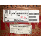 Packaging of NSK Angular Contact Ball Bearing 7080AE2DBCP35P4BU214, indicating part number and manufacturer details.