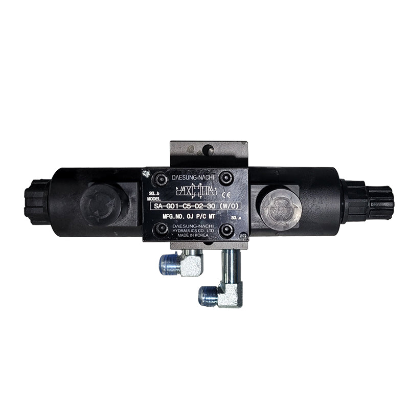 Modular valve assembly for chuck operations, model Valve assy 005 (Chuck), top view