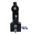 Front view of the Valve Assy (Quill) Valve assy 010, highlighting the control knobs, connection ports, and the compact, space-saving design.