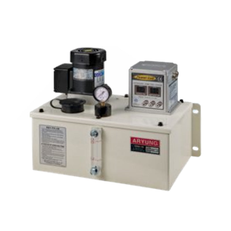 Aryung Lubrication Pump AMGP-3M2-03C-T20-TY-S with built-in relief valve and digital controller