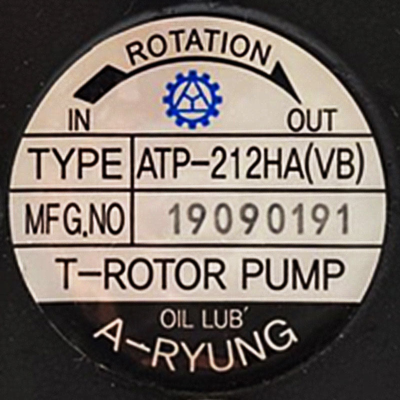 A-Ryung Motor T-ROTOR Pump AMTP1500-212HAVB