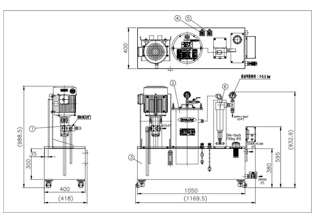 Aryung ACFC-T216-30-C15-B25 dimension drawing