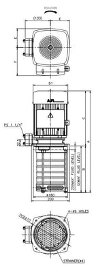 Aryung ACHK 10 dimension drawing
