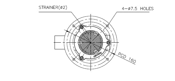 Aryung ACHK 4 dimension drawing
