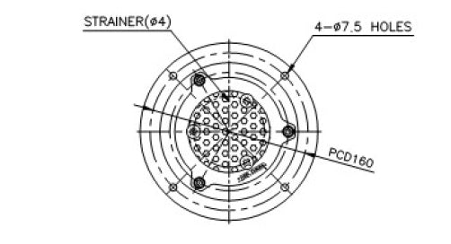 Aryung ACHK 8 dimension drawing