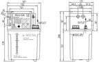 Aryung AMGP-013F/015F dimension drawing