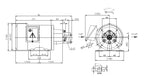 Aryung AMTP-MS/MT dimension drawing