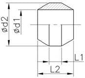 Aryung lubrication fitting sleeve drawing