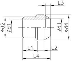 Aryung lubrication fitting sleeve drawing