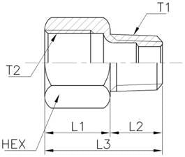 Aryung lubrication fitting nipple drawing