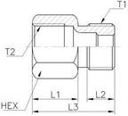 Aryung lubrication fitting nipple drawing