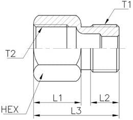 Aryung lubrication fitting nipple drawing