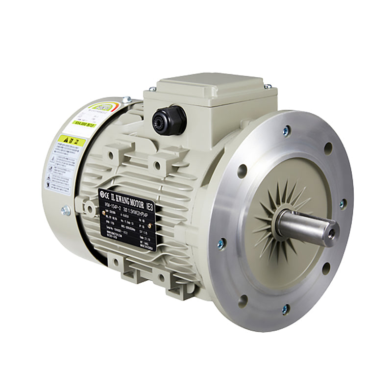 IK ELECTRIC IEC 160 Frame Aluminum Metric Motor, B35 Horizontal Vertical , 3-Phase, 20hp, 60 Hz, 220V/380V, 3600 RPM,  TEFC Main image