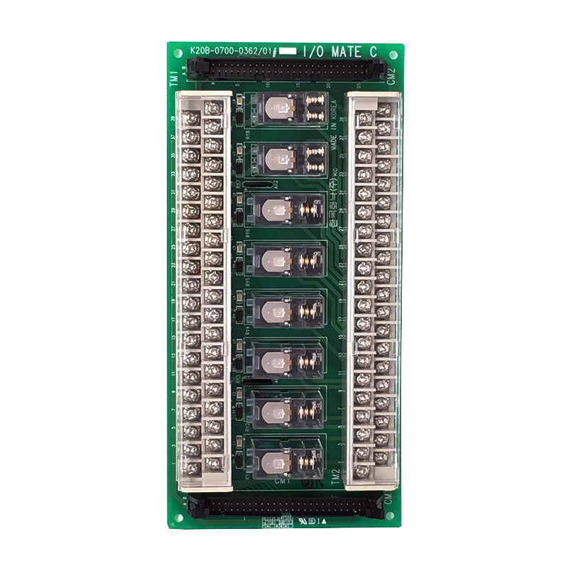 I/O Module Type C 731K20B07000362 front view showing detailed circuit layout and connections. Main image