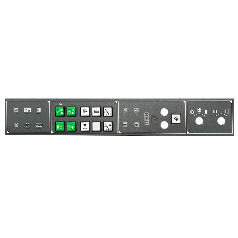 OP PCB Board Assembly for DOOSAN VTR1216 Siemens models with various control buttons. Main image
