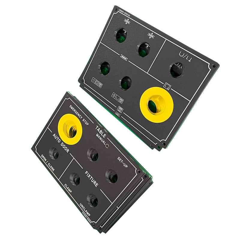OP PCB Board Assembly for DOOSAN models with emergency stop and control buttons. Main image