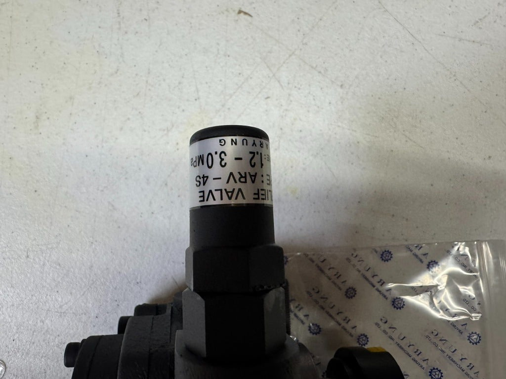 ARyung T-ROTOR Pump ATP-204HAVB - Relief Valve