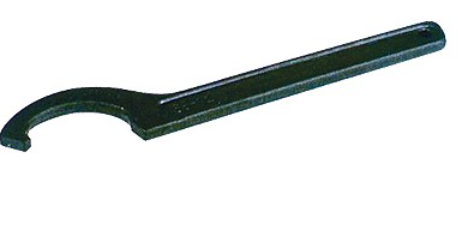 Spanner Hook Wrench 9HC32, designed for ER40 chuck nuts, made from hardened tool steel with a 55-63 mm opening and an overall length of 210 mm. Main image