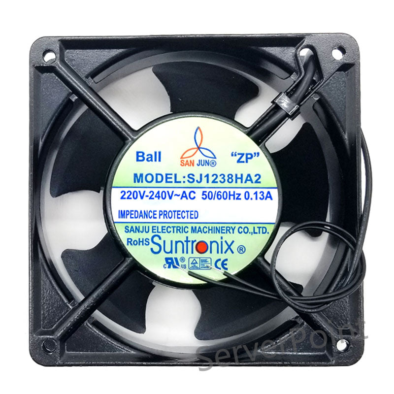 Suntronix Fan SJ123HA2-AC220V with impedance protection label Main image