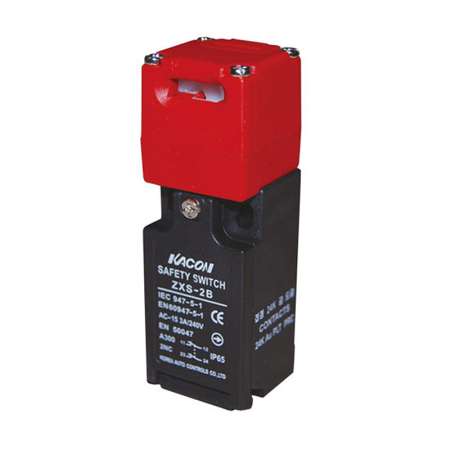 Kacon Safety Door Switch ZXS-2B for CNC and MCT machine series with direct contact opening design and 24k gold-plated contact.