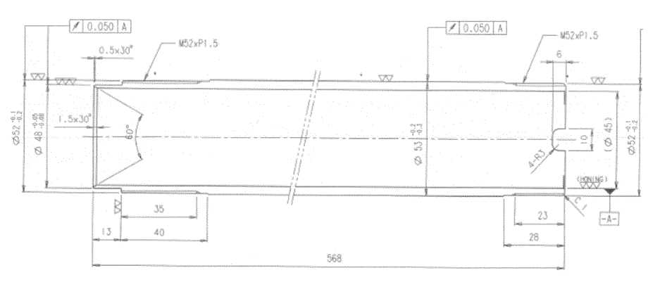 Draw Pipe 568L