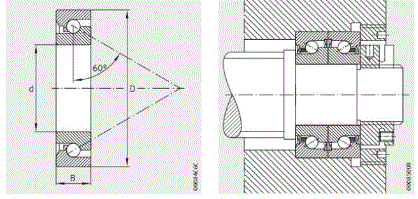 FAG Angular Contact Ball Bearing BSB2562-SU