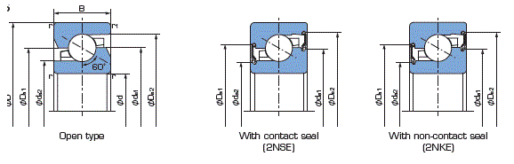 Nachi Support Bearing 25TAB06U