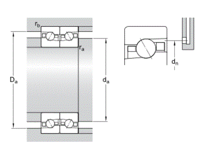 SKF Angular Contact Thrust Ball Bearing BTM 100 A P4CDBA