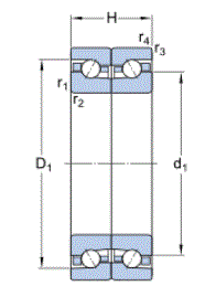 SKF Angular Contact Thrust Ball Bearings BTM 100 A P4CDBA